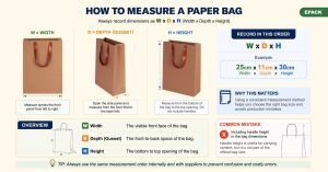 How to Measure Paper Bag Dimensions | Size Guide