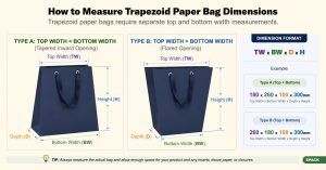 How to Measure Paper Bag Dimensions | Size Guide